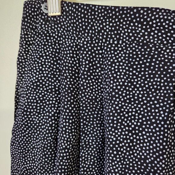 EUC CHAUS PETITES WIDE LEG DOTTED PLEATED SOFT PANTS SIZE 14 - Picture 7 of 16